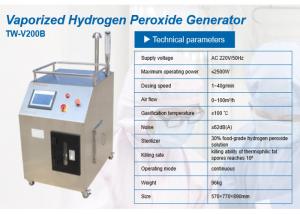 China Biology Lab Disinfection Vaporized Hydrogen Peroxide Generator wholesale