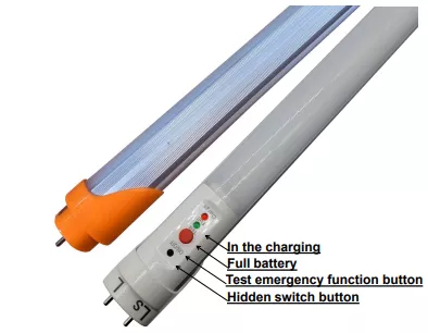 Flat Panel Batten G5 T5 Fluorescent Light Tubes Rechargeable Plug And Play
