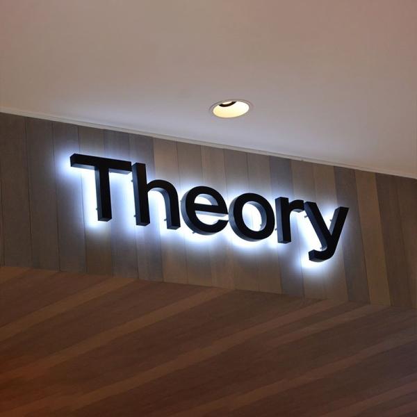 Small Letters Logo 3D Acrylic Business Signage for Office and Store 12V Input Voltage