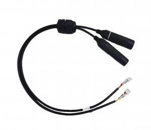 China High flexible wiring harness Tianmu waterproof components black 425mm communication industrial wiring harness wholesale