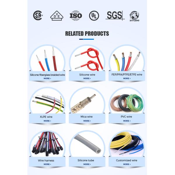 High temperature wire 125C 14awg XLPE insulation wires
