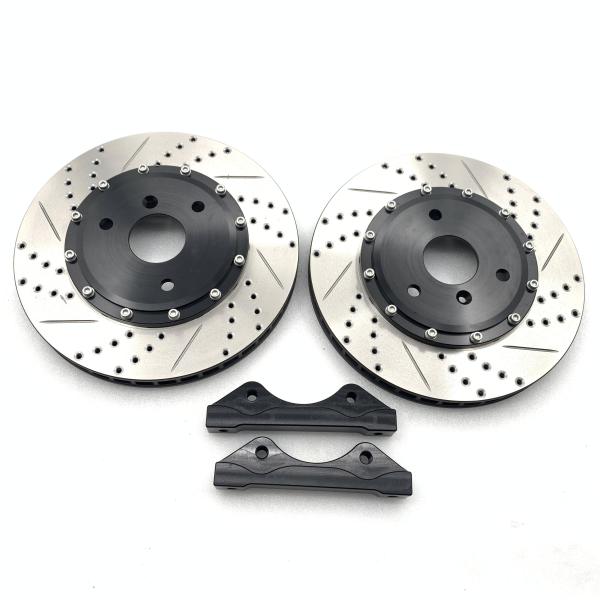 16in Wheel Rear Disc Brake Conversion Kit 2pcs Type Cast Iron