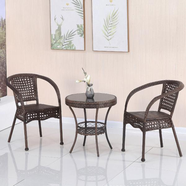 Outdoor Cafe Patio Garden Balcony Hotel Beach Stackable ArmChair for Leisure Outdoor