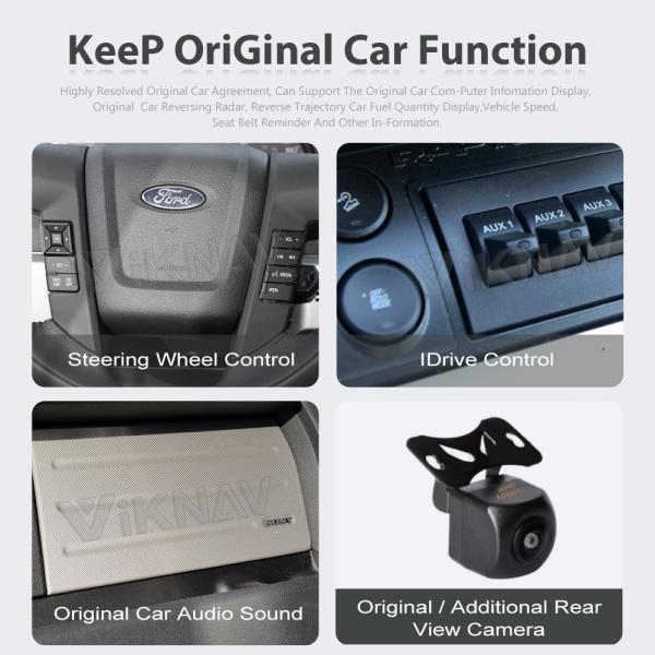 Android 13 Car Radio For Ford F150 2013 - 2014 GPS Autoradio WIFI Carplay Touch Screen Multimeida Player Head Unit