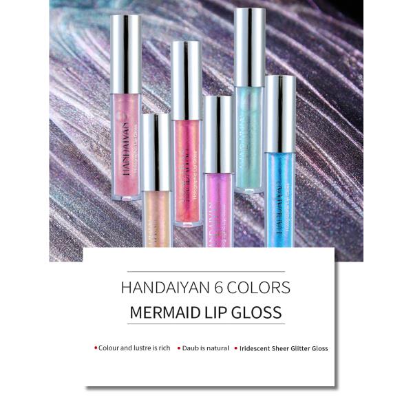 3ml Face Eye Glow Shining Lip Gloss Set 6 Color Shimmer Waterproof Long Lasting Makeup Kit