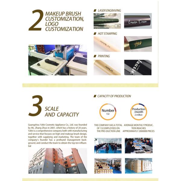 A41 Customized Black Squirrel Hair Flat Eye Shadow Brush Luxury Elegant