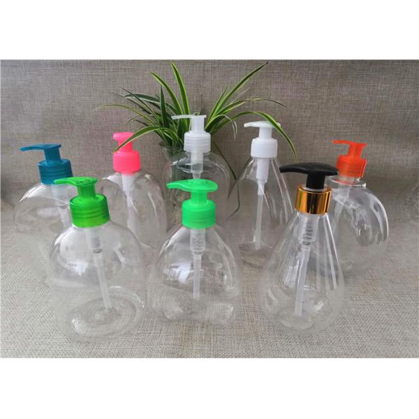 Empty Plastic Pump Bottles , Refillable PET Plastic Hand Wash Bottle
