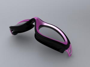 Professional waterproof adult anti fog custom swim goggles / cheap prescription goggles
