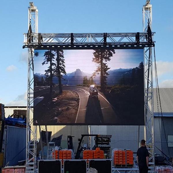 500mmx1000mm Outdoor Rental LED Screen 100000 Hours Lifespan