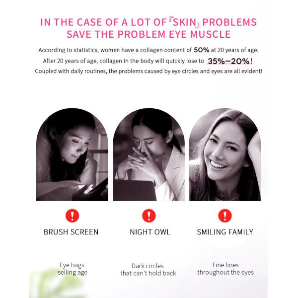 ROHS Certified Anti Wrinkle DC 5V Eye And Face Massager