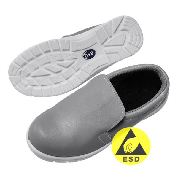 Quality Grey ESD Anti Static Safety Working Shoes For Industrial Cleanroom for sale