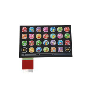 China Custom Metal Dome Membrane Switch With Silk Screen Printing / custom membrane switches on sale