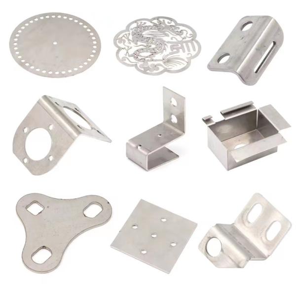6mm Anodized CNC Metal Laser Cutting Carbon Steel Sheet Metal Angle Brackets