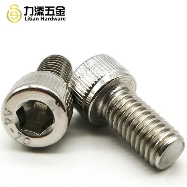 SS304 Metal Screw Fasteners , M10 Socket Head Cap Screw Din 912 Grade A4-70