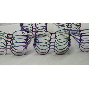 Titanium Spectacles Frames Rainbow Coating Machine , Eyeglass Frame Multi Arc