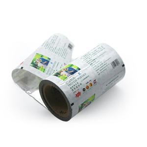 China Custom Food Plastic Film Laminated Packaging Roll Hot Stamping on sale
