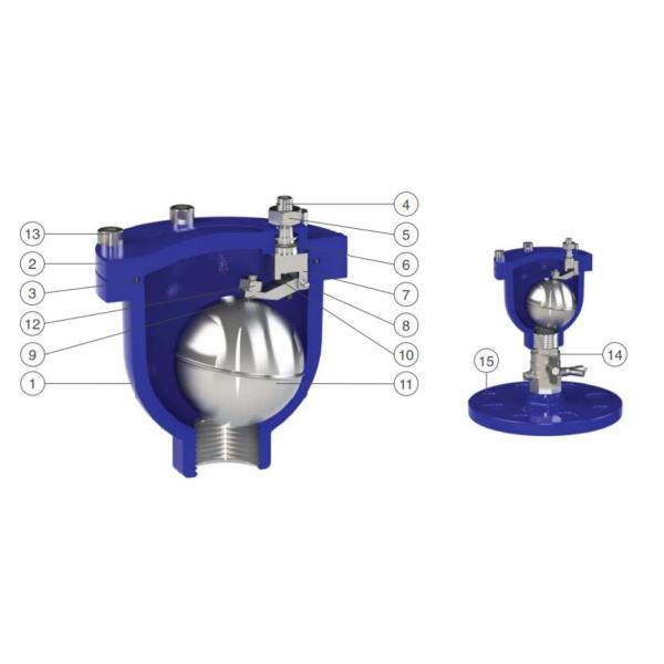 Automatic Air Relief Valve Adjustable Pressure Relief Valve Liquid Gas Safety Valve