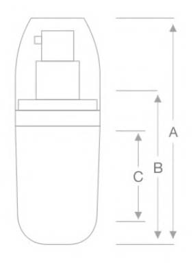 15/30/50ml Airless Pump Bottles Round Shape GR218B