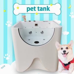 China Surf Intake Cat Bath Tub Smart Control Panel Professional Grooming Tubs With Massage on sale