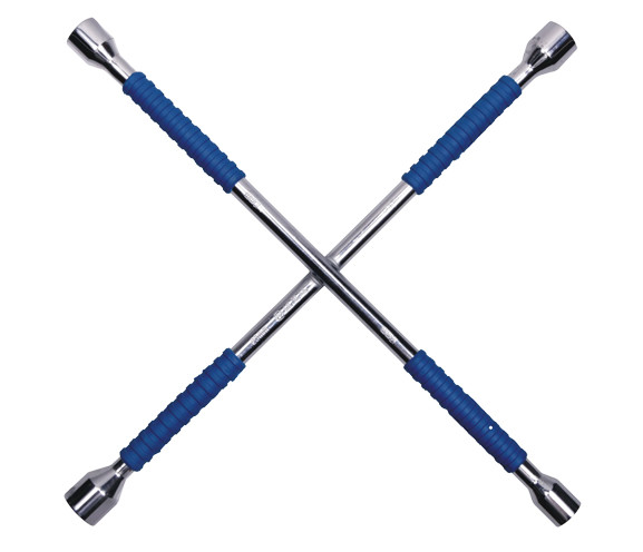 Soft Handle Four Way Lug Nut Wrench 18 Inch Car Tire Nut Remover