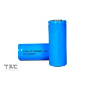 China Cylindrical Lithium Ion LiFePO4 26650 Battery Cell 3800mah on sale