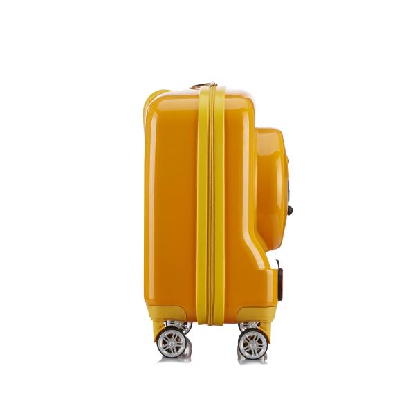 Waterproof ABS PC Kids Luggage Single Pull Rod Cartoon Trolley Suitcase for Travel Hard Shell Sets