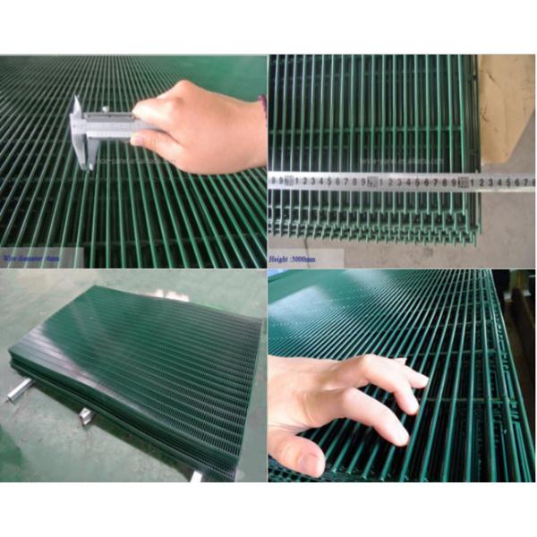 Durable Antiwear 358 Welded Anti Climb Mesh Fence High Security 1.5m Height