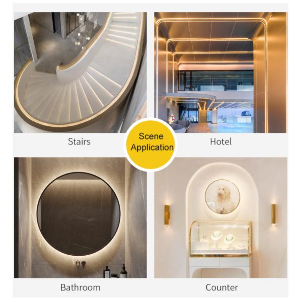 High CRI95 3528 SMD LED Strips 60LEDs 120LEDs 240LEDs For Office Buildings