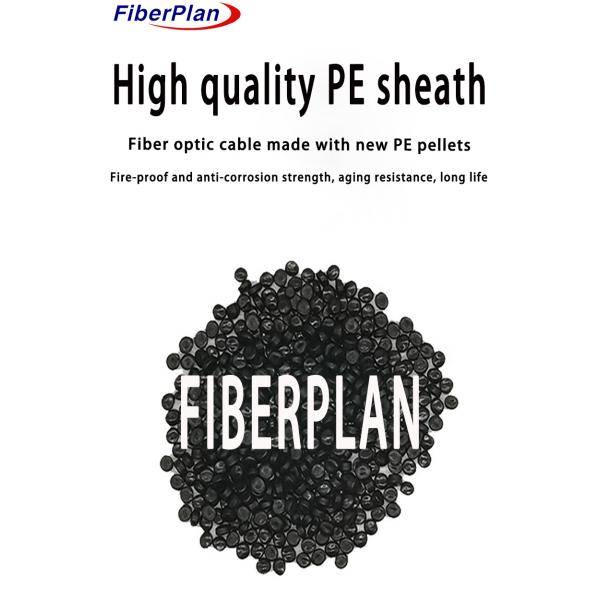 Polyethylene Jacket GYXTS Crush Resistance Outdoor Armored Fiber Optic Cable