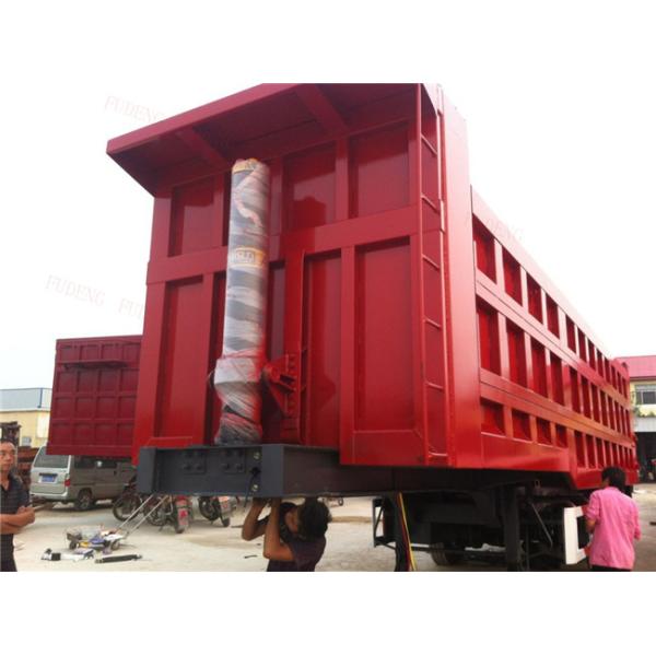 Large Volume Rocker Transport Dump Tractor Trailer 40M3 With Hyva Hydraulic Cyclinder