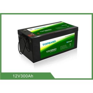 China High Security Bluetooth Lithium Battery Rechargeable 12V300Ah Lifepo4 Material wholesale