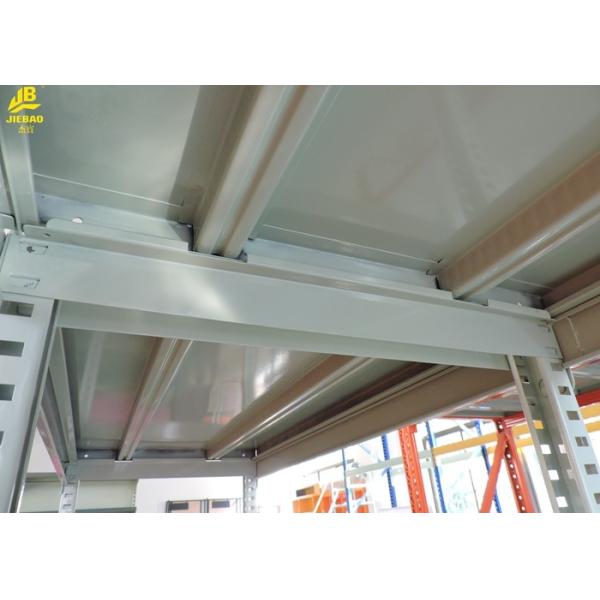 White Colour Assembly Structure Warehouse Metal Storage Racks 0.6M Depth Q235