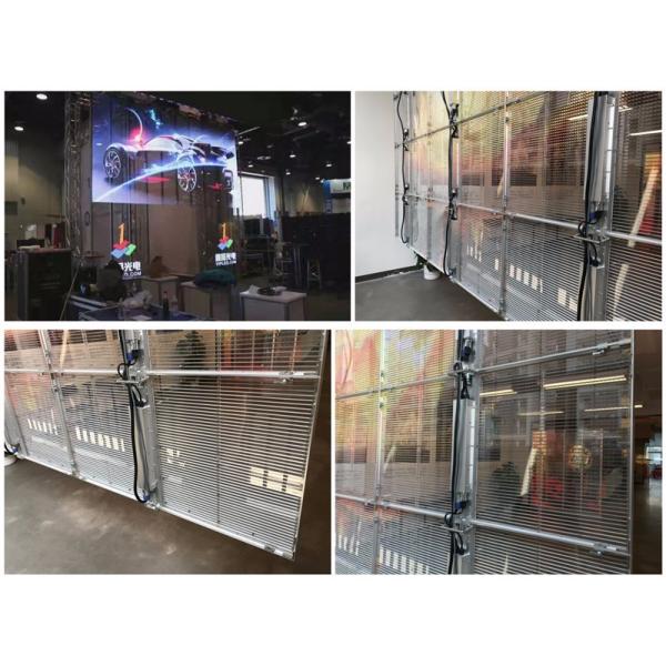 Energy Saving Commercial LED Screens For Shopping Mall Building Glass Wall