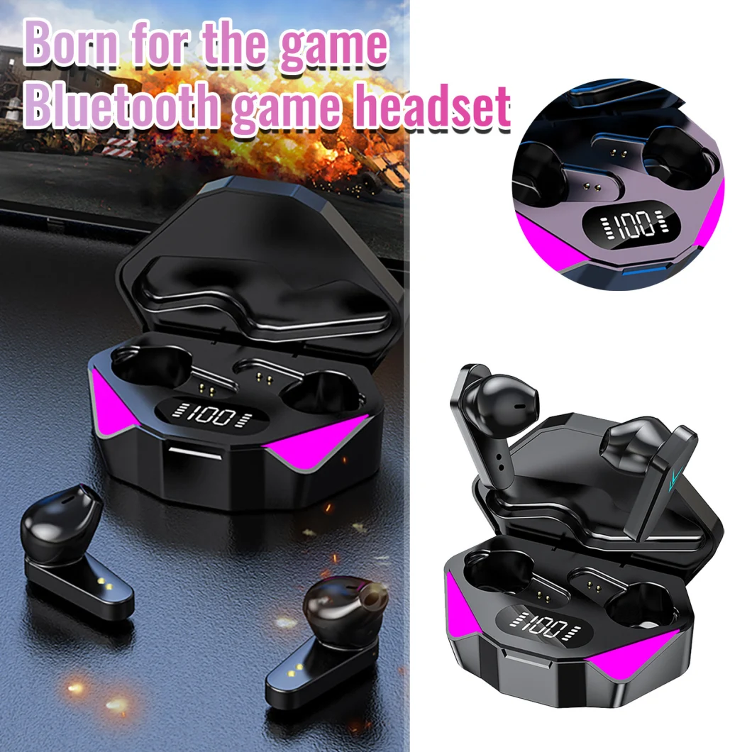 200MAH Game Wireless Earphones , Bluetooth Mini Earbuds ABS Material