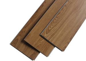 China SPC Rigid Click Dry Back Vinyl Plank Flooring Wood Texture With IXPE Foam wholesale