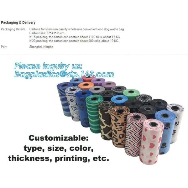 Pet product house shape dog waste bags with dispenser and leash clip, Pet Waste Bag Removal Disposal Heavy Duty Earth Fr