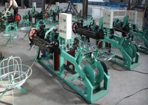 China PVC Coated Wire Barbed Wire Fencing Machine , Fully Automatic Barbed Wire Machine on sale