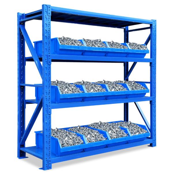 Hot sale 4 layer stainless steel storage rack, light duty metal shelf , adjustable warehouse racking system
