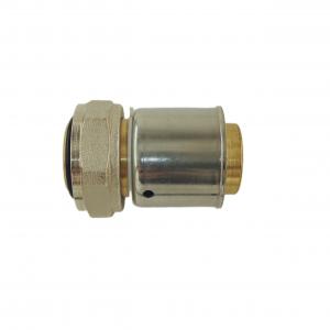 China Compressing Brass Press Fittings For PEX Pipes with stainless steel sleeve wholesale