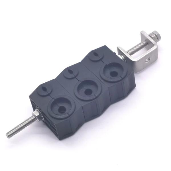 Fiber Power Optic Clamp 5-7 mm, 19-25 mm 3 Way Cable Feeder Clamp Used by Maxdao