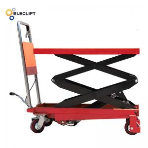 China Foot Pedal Controls Hydraulic Scissor Lift Table Trolley 8m/Min wholesale
