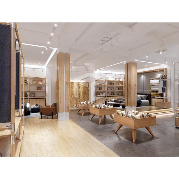 Home Textile Shop Display Furniture Retail Clothes Homeware Store Interior Design