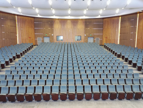 VIP Independent Leg Folding Auditorium Chairs With ABS Tablet