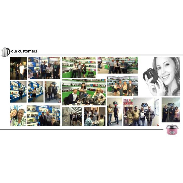 Double Wall CB CE GS UL Printing Flower Plastic Water Kettle Electric Kettle