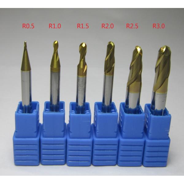 Tungsten Carbide Ball Nose End Mills CNC Machine Milling Cutter For Metalworking