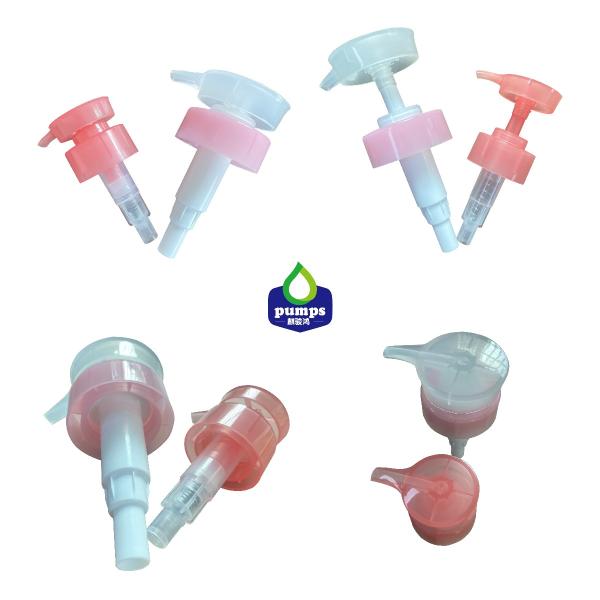 Round Actuator With Double Closure Cosmetic Lotion Pump 33/410 Customized
