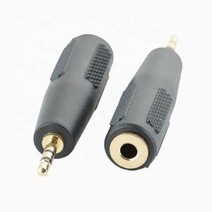 3 Poles TRS Jack Male to Female 2.5 to 3.5 Audio Adapter