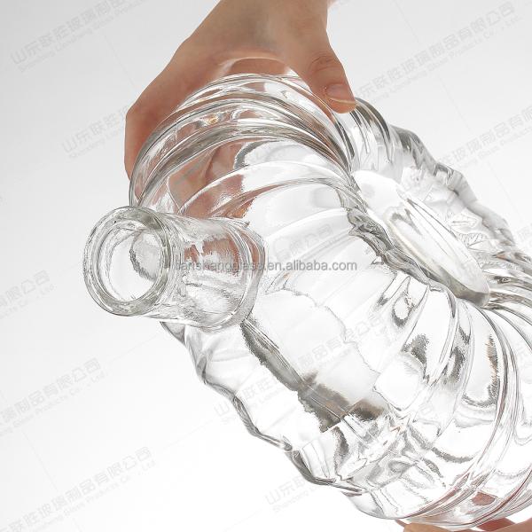 Extra Old Glass Bottles With Sealing Rubber Stopper For Whisky Liquor