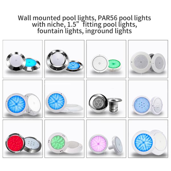 Top Quality 316LSS 150MM MINI Resin Filled LED Pool Light 7