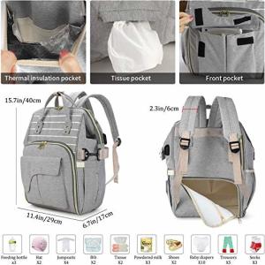 Multi Function Baby Diaper Backpack 20L With Baby Seat
